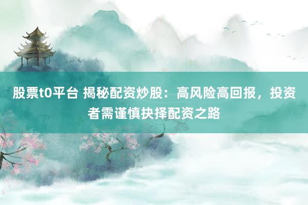 股票t0平台 揭秘配资炒股：高风险高回报，投资者需谨慎抉择配资之路