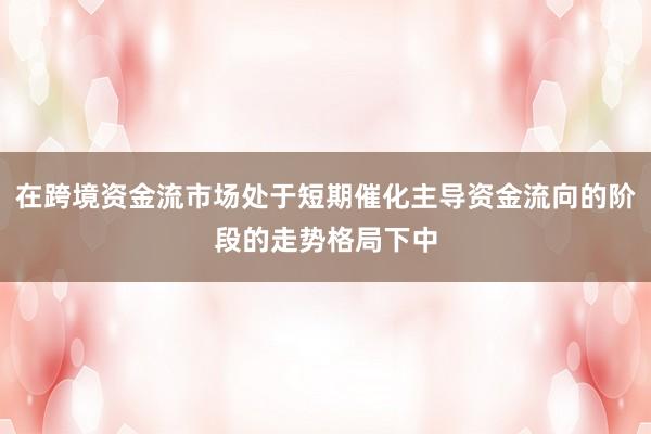 在跨境资金流市场处于短期催化主导资金流向的阶段的走势格局下中