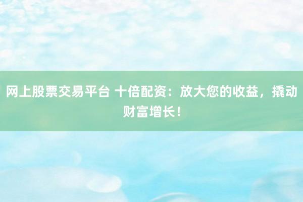 网上股票交易平台 十倍配资:放大您的收益,撬动财富增长!